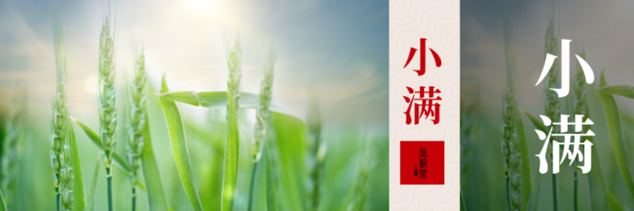 小滿 | 小得盈滿，祛濕固陽